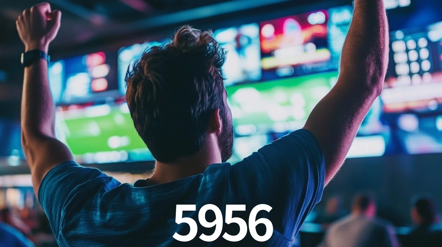 5956