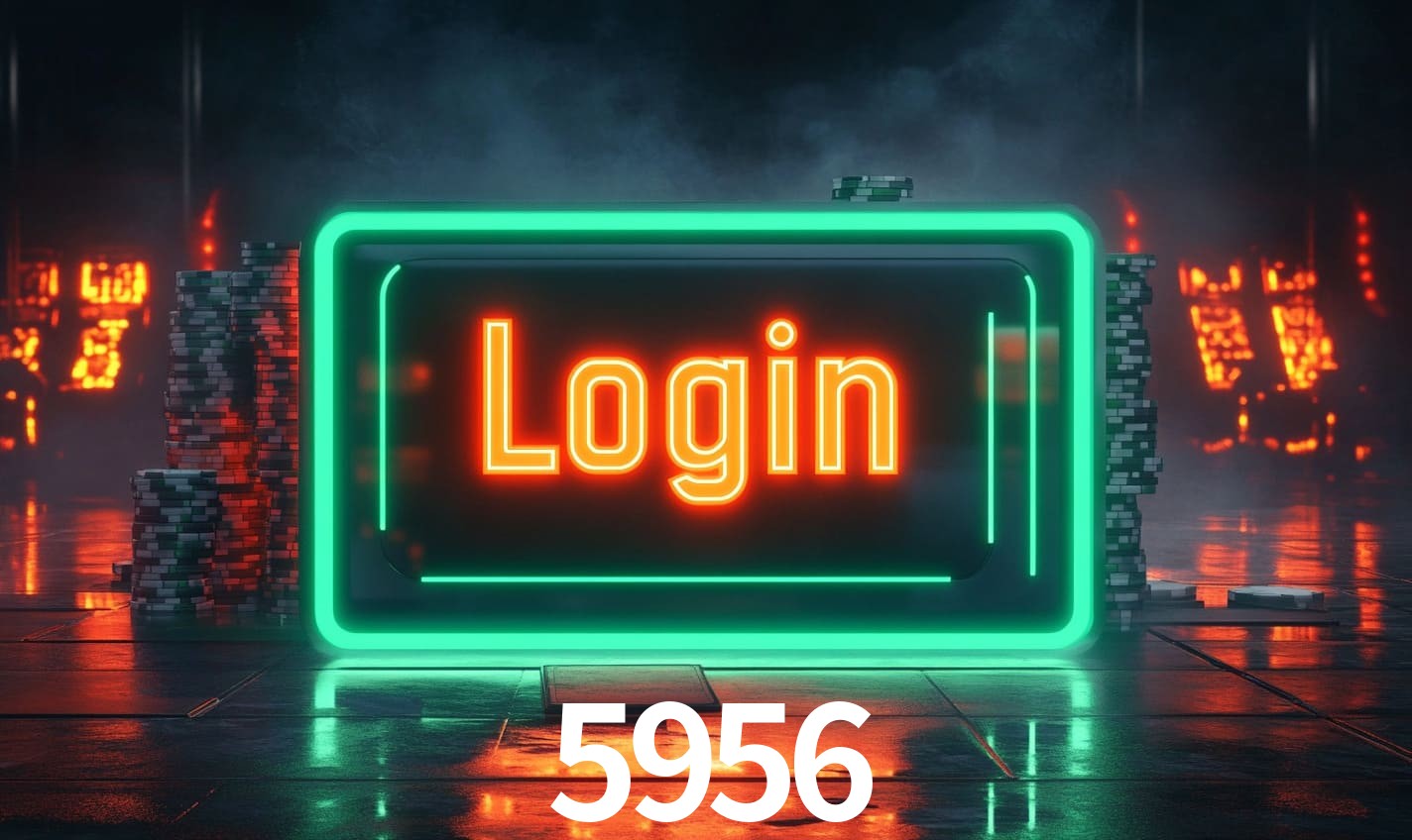 5956