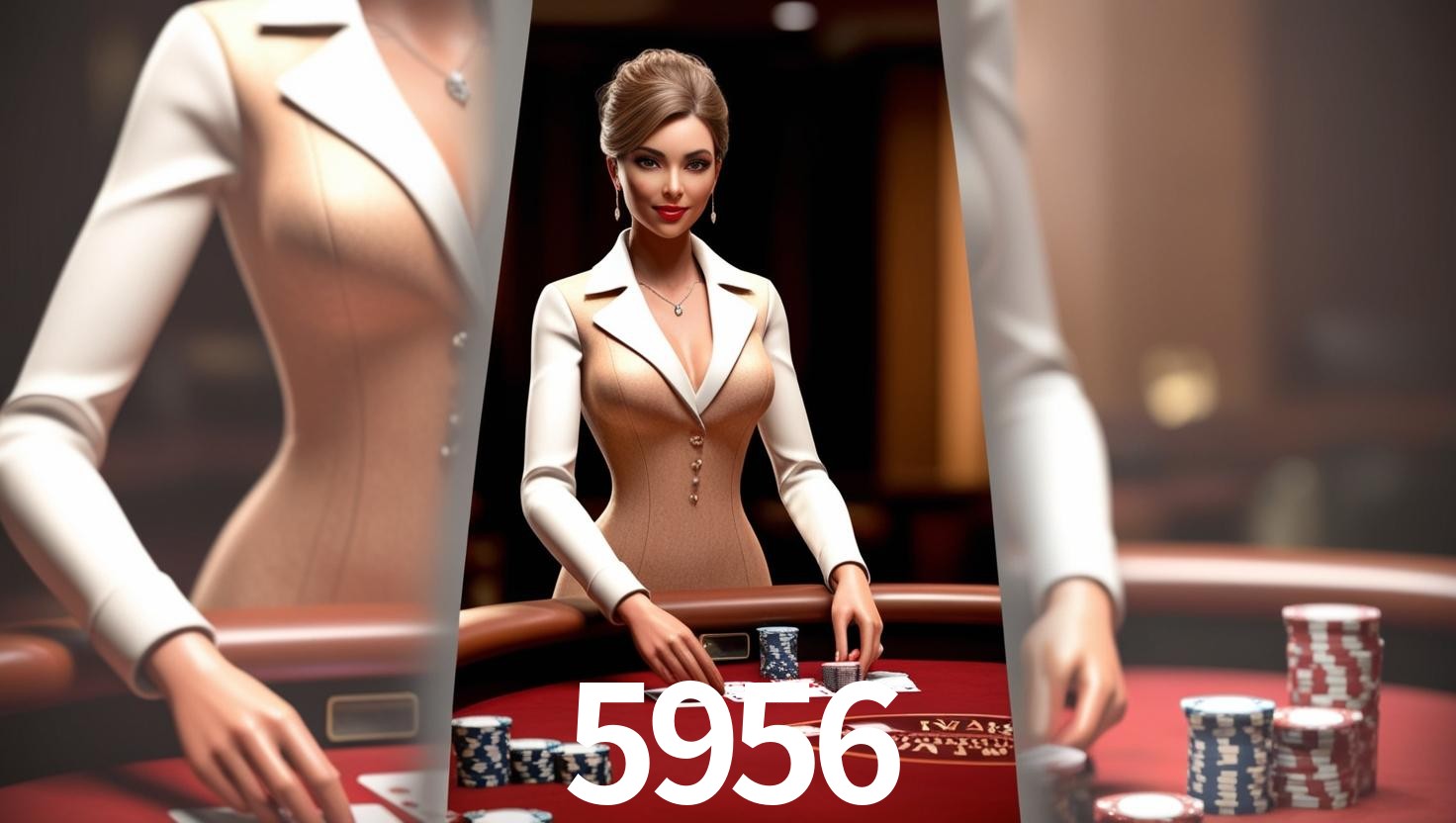 5956
